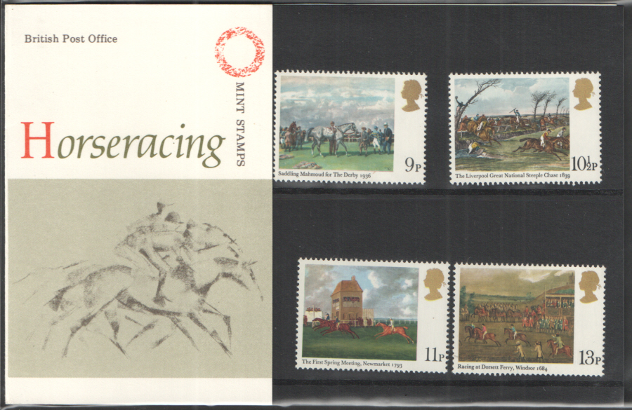 (image for) 1979 Horseracing Paintings Royal Mail Presentation Pack 109 - Click Image to Close